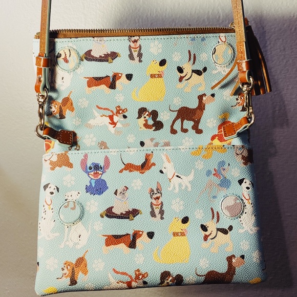 Dooney and Bourke Disney Dogs Foldover Crossbody - Picture 3 of 6